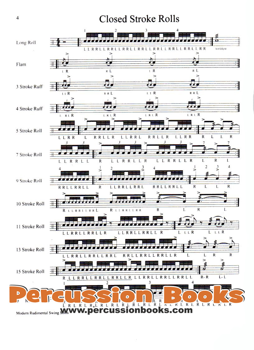 Modern Rudimental Swing Solos Sample 1